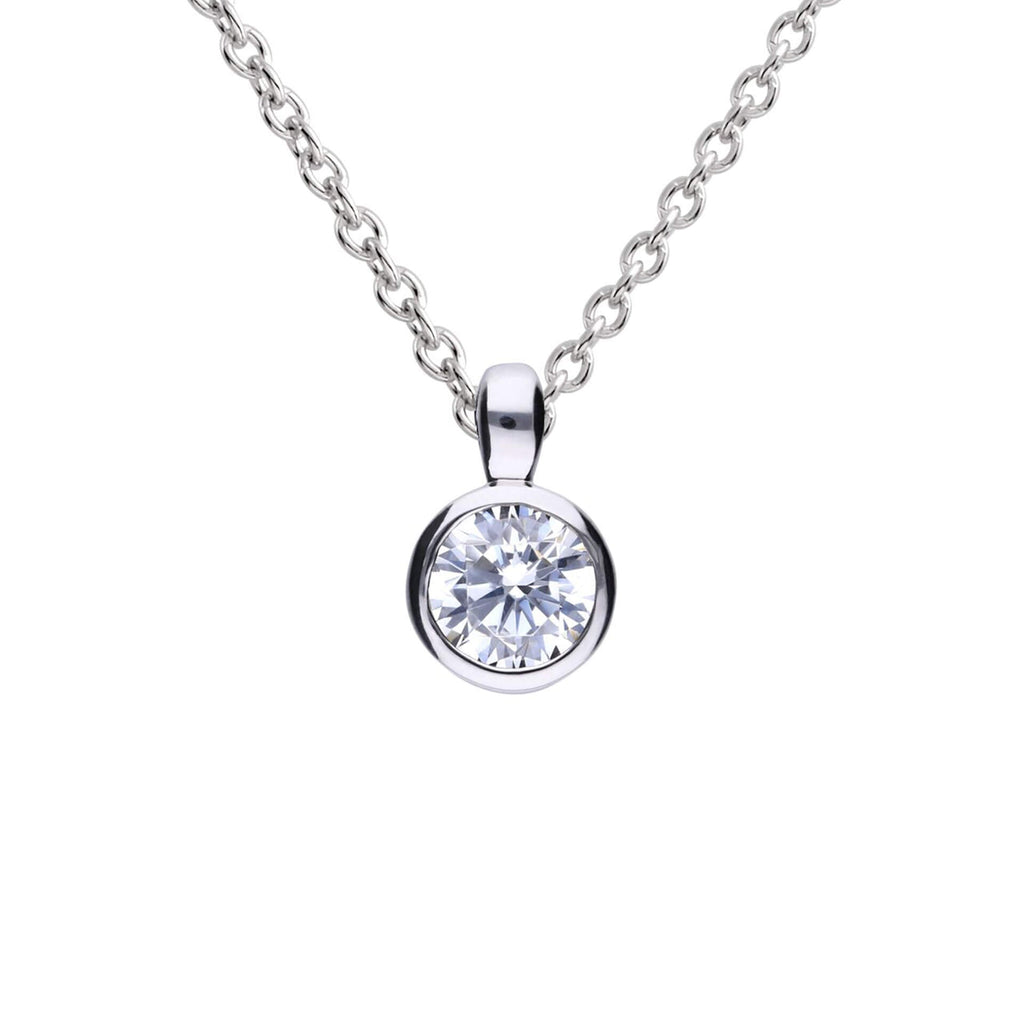 Diamonfire Bezel Set Carat Pendant