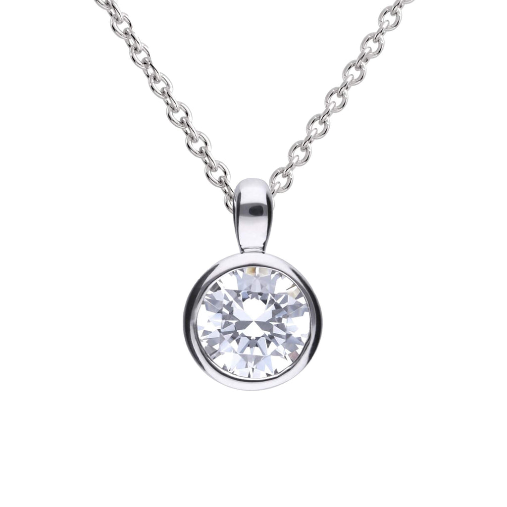 Diamonfire Bezel Set Carat Pendant