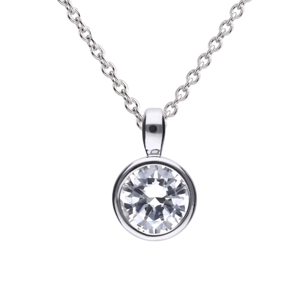 Diamonfire Bezel Set Carat Pendant