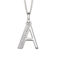 Beginnings Initial Pendant with CZ