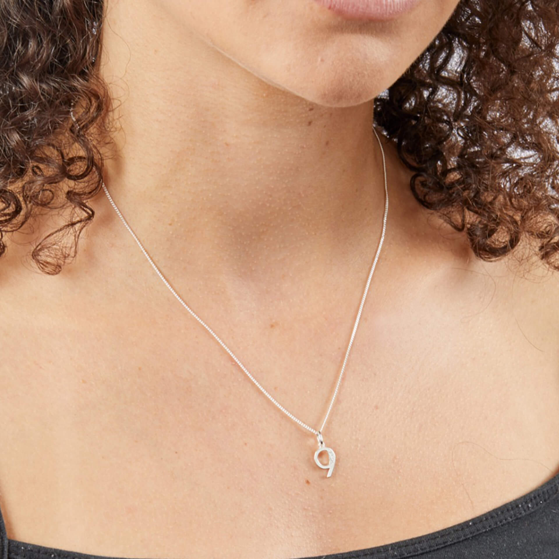 Beginnings Number Pendant with CZ