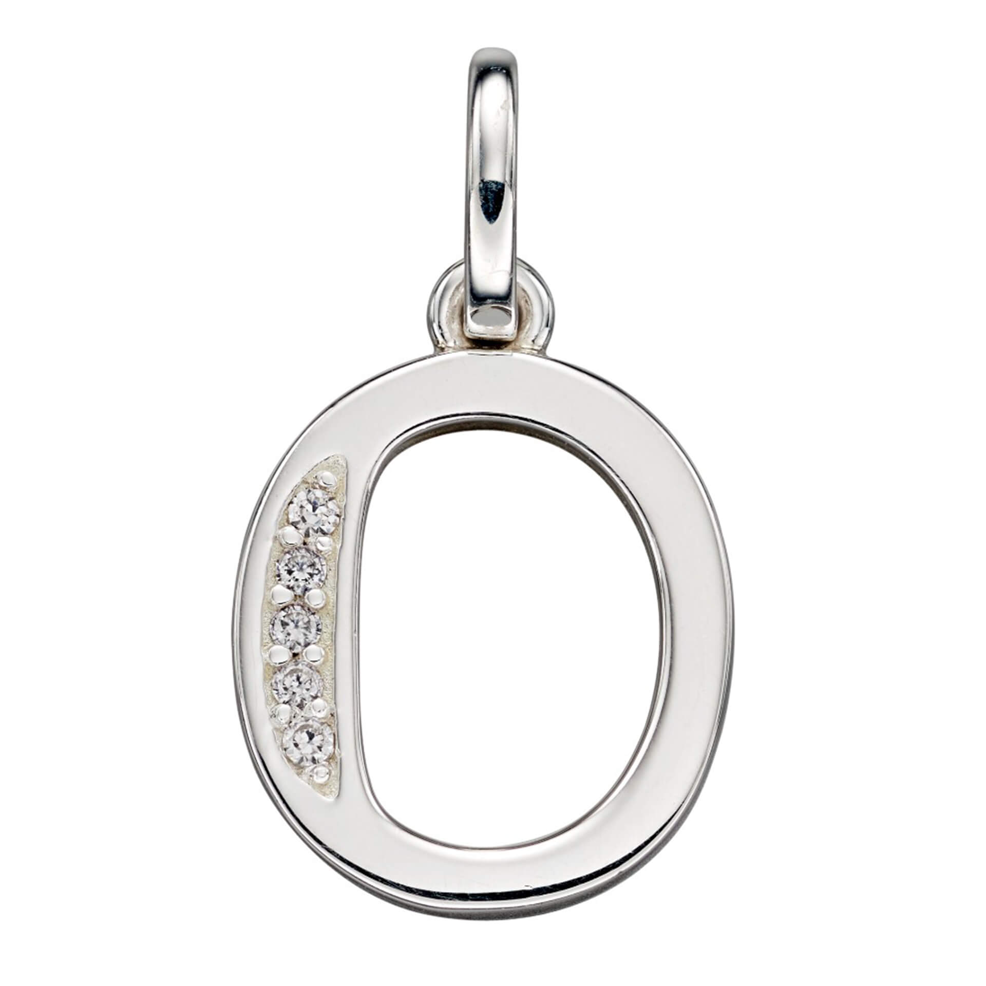 Beginnings Number Pendant with CZ