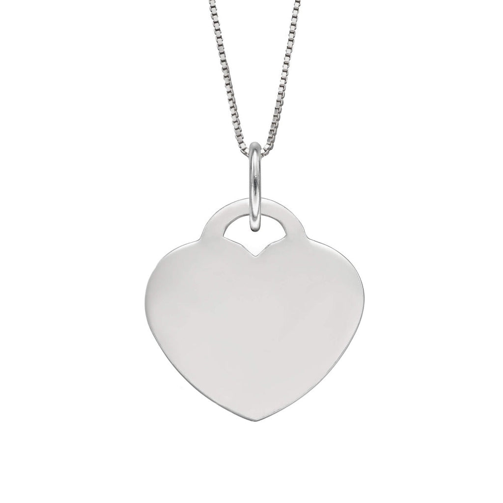 Beginnings Engravable Heart Pendant