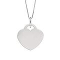 Beginnings Engravable Heart Pendant