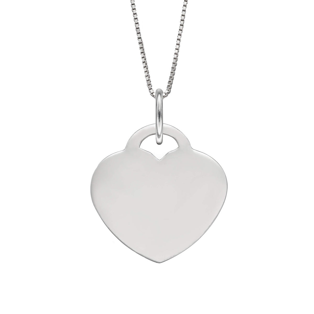 Beginnings Engravable Heart Pendant