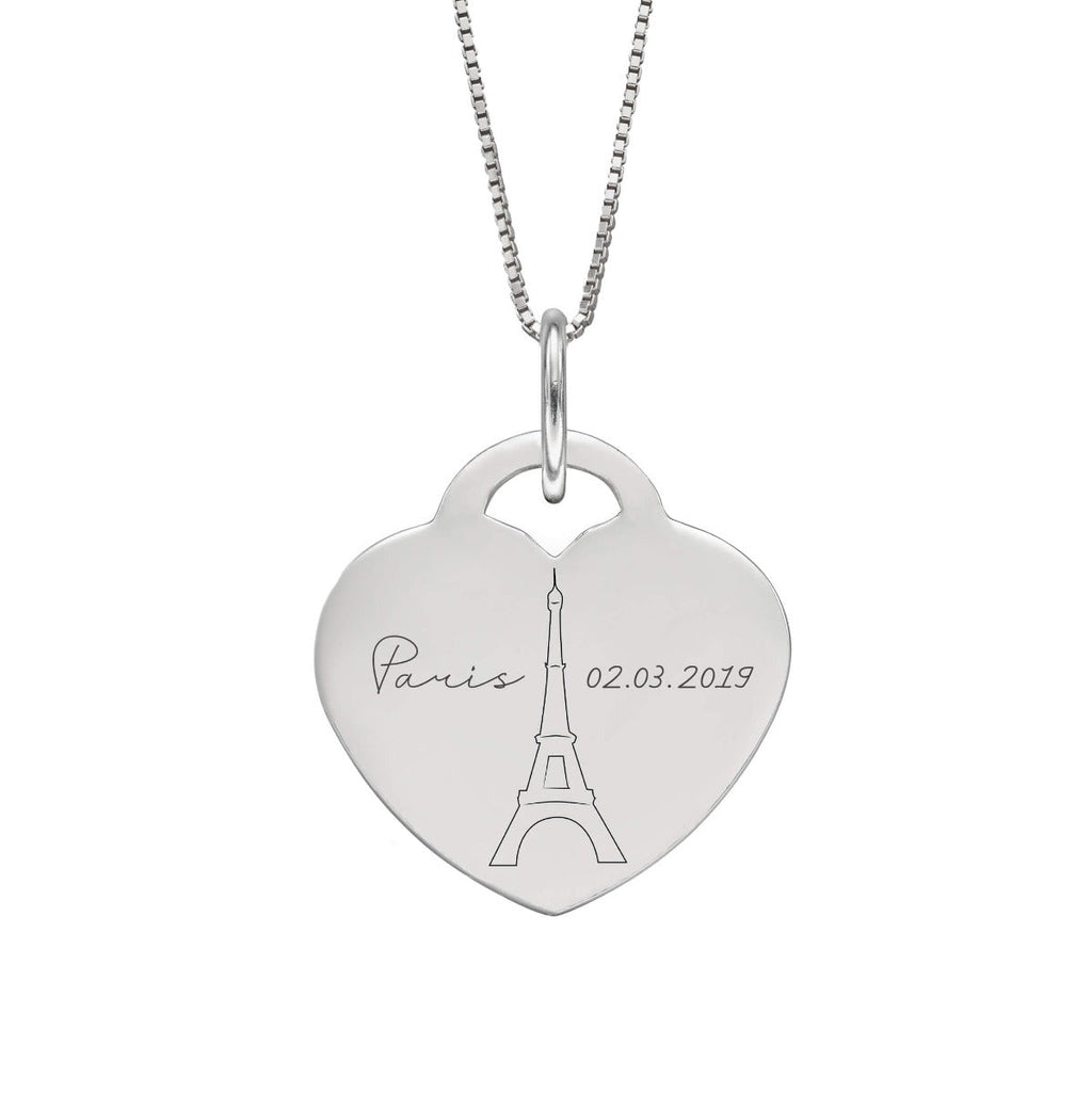 Beginnings Engravable Heart Pendant