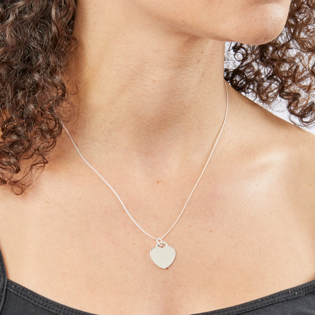 Beginnings Engravable Heart Pendant