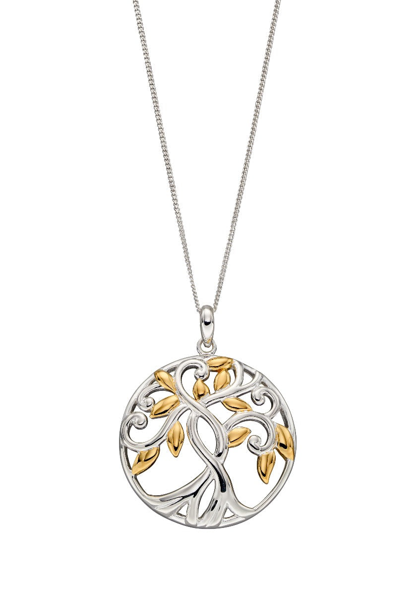 Beginnings Tree of Life Gold Plate Pendant