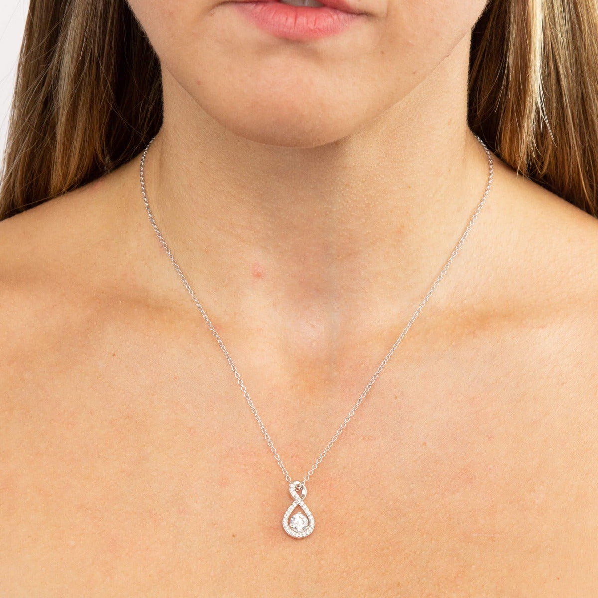 Diamonfire Infinity Zirconia Pendant