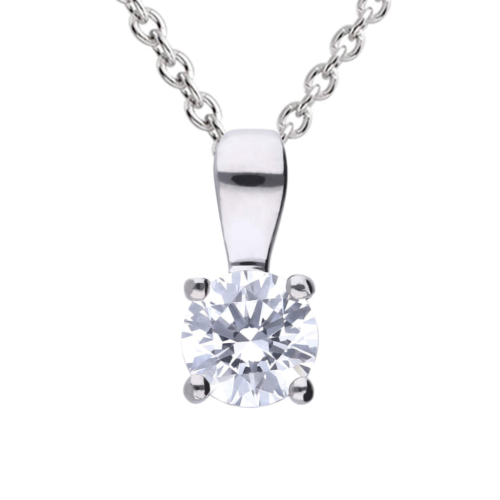 Diamonfire Four Claw Carat Pendant