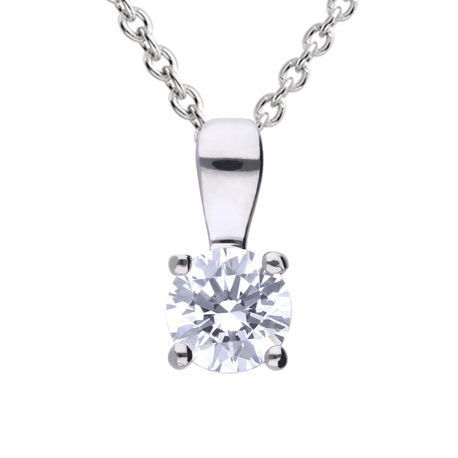 Diamonfire Four Claw Carat Pendant