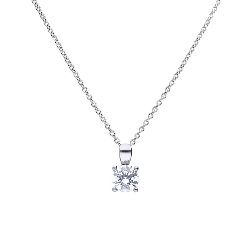 Diamonfire Four Claw Carat Pendant