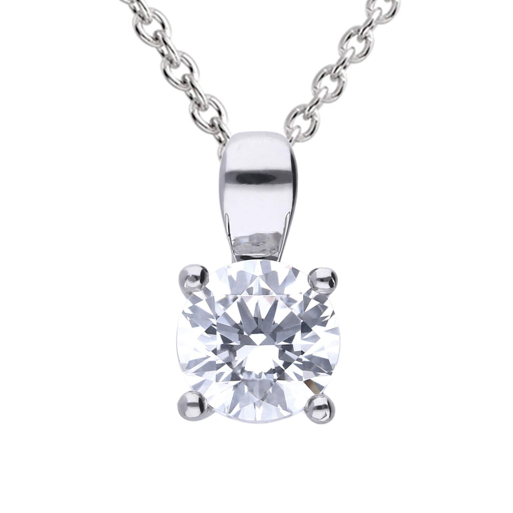 Diamonfire Four Claw Carat Pendant