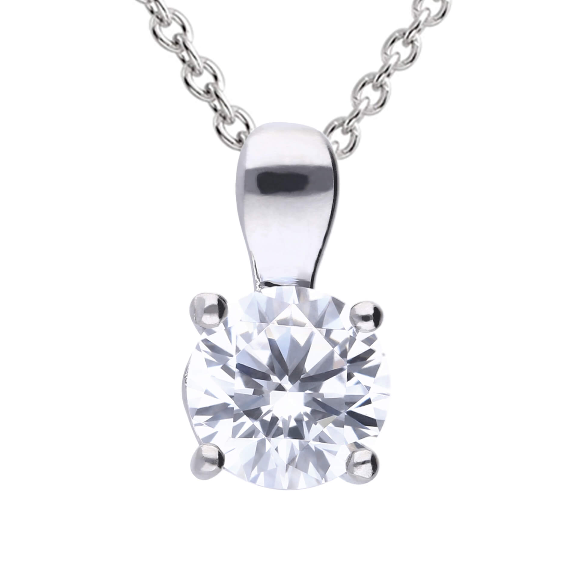 Diamonfire Four Claw Carat Pendant