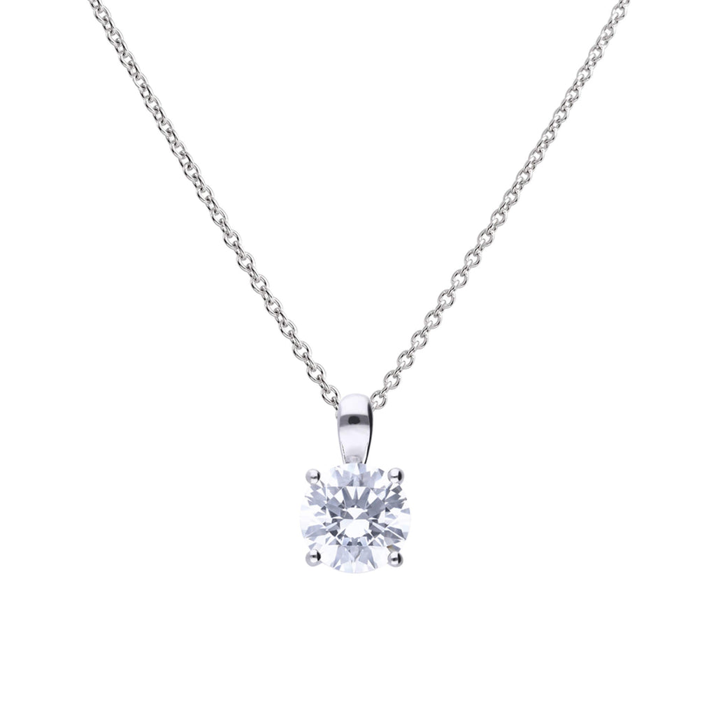 Diamonfire Four Claw Carat Pendant