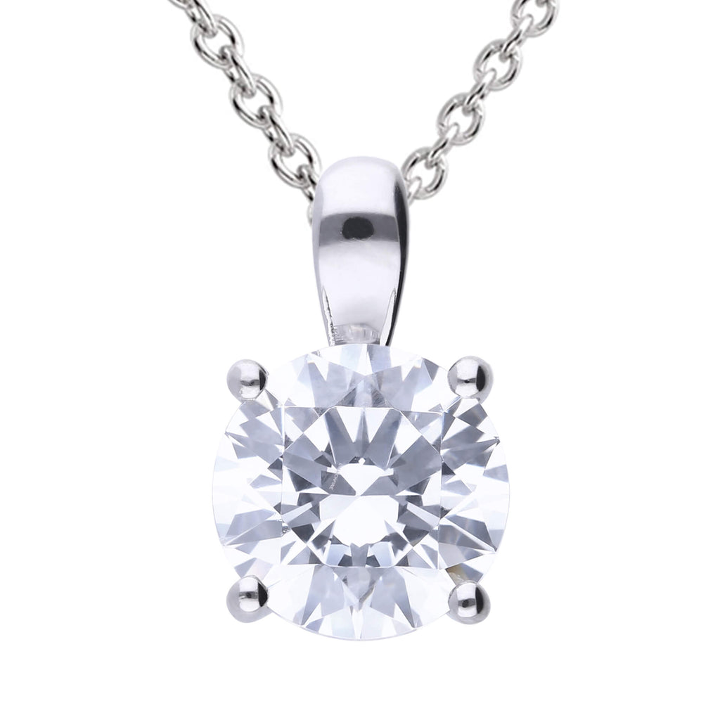 Diamonfire Four Claw Carat Pendant