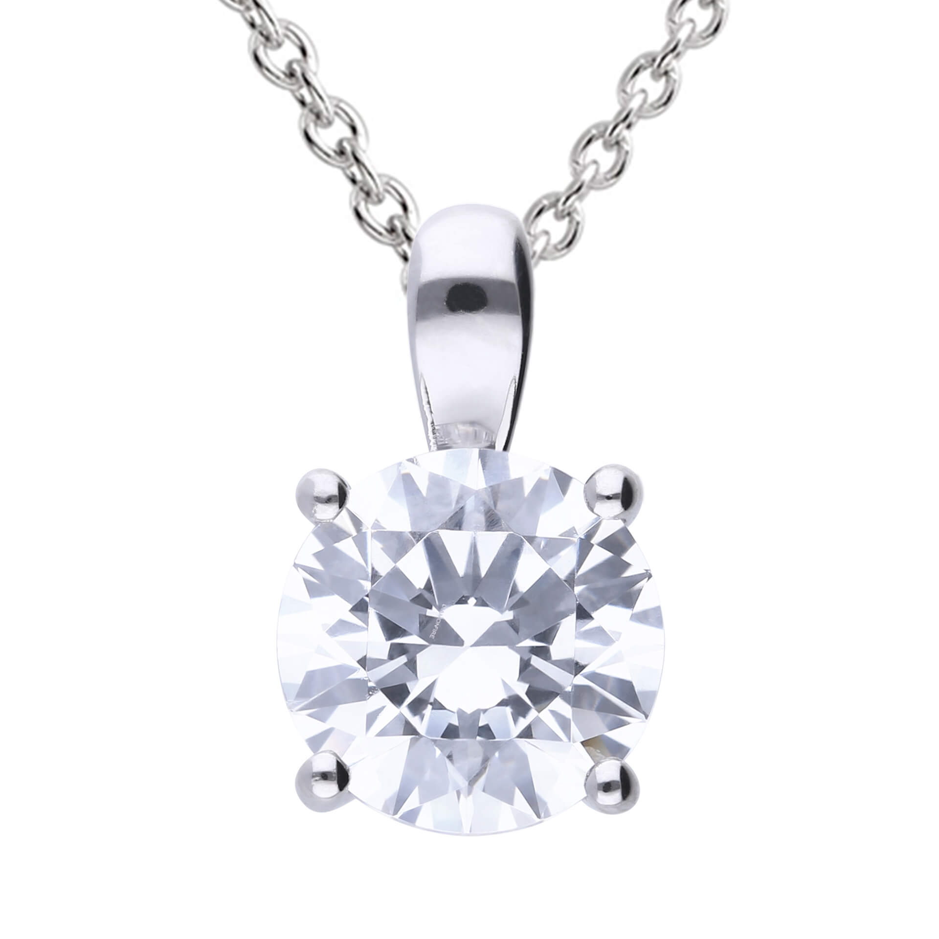 Diamonfire Four Claw Carat Pendant