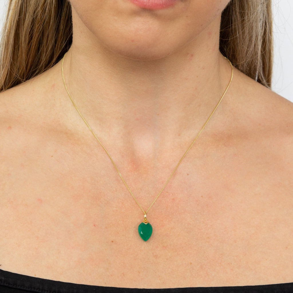 Beginnings Chalcedony Birthstone Pendant
