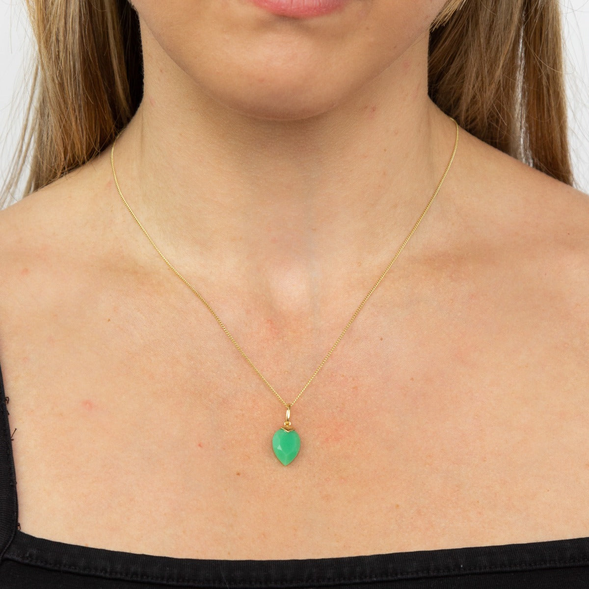 Beginnings Chalcedony Birthstone Pendant