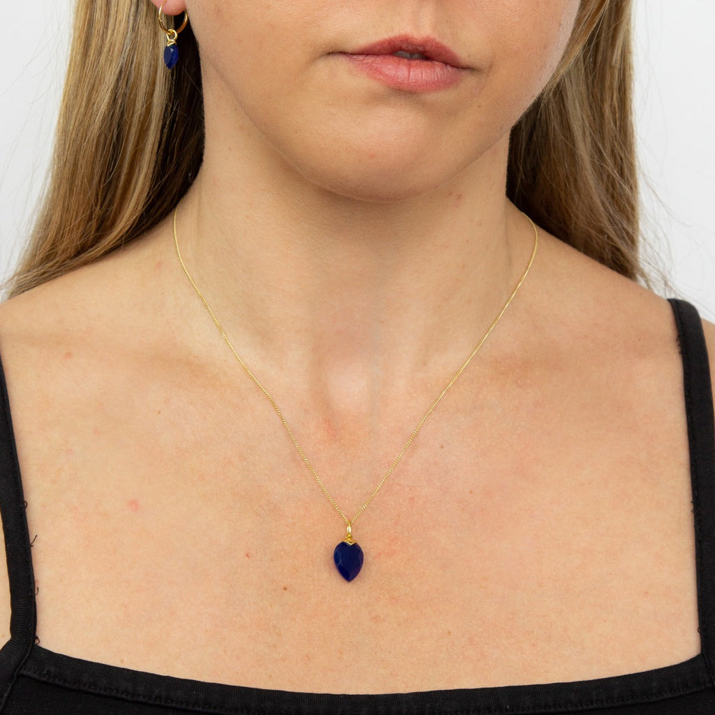 Beginnings Chalcedony Birthstone Pendant