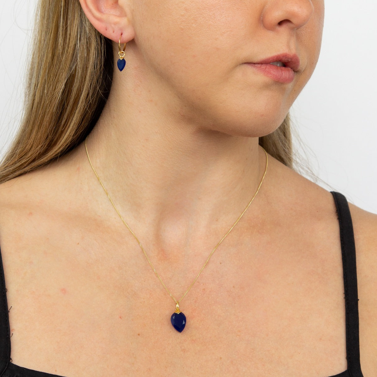 Beginnings Chalcedony Birthstone Pendant
