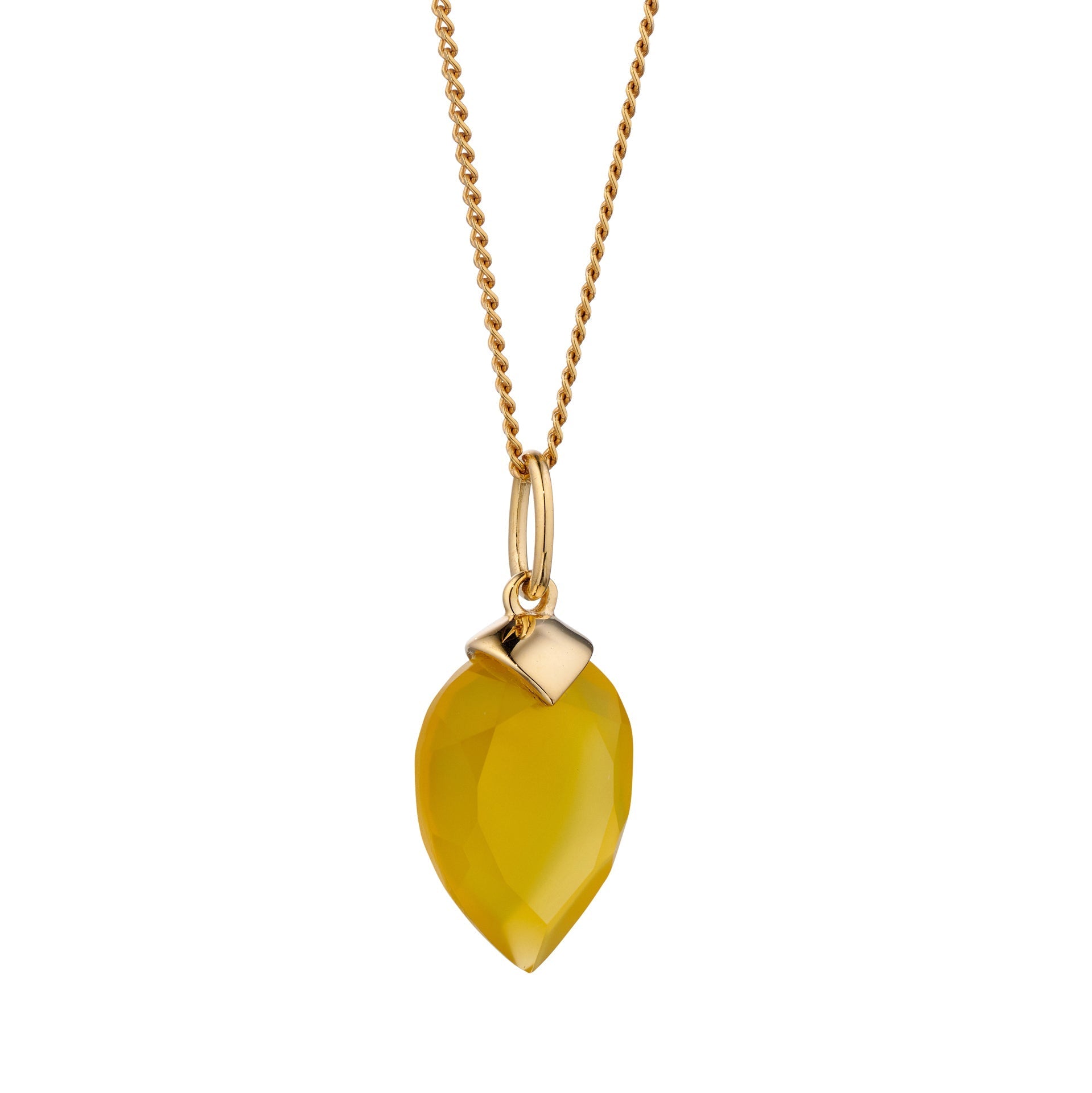 Beginnings Chalcedony Birthstone Pendant