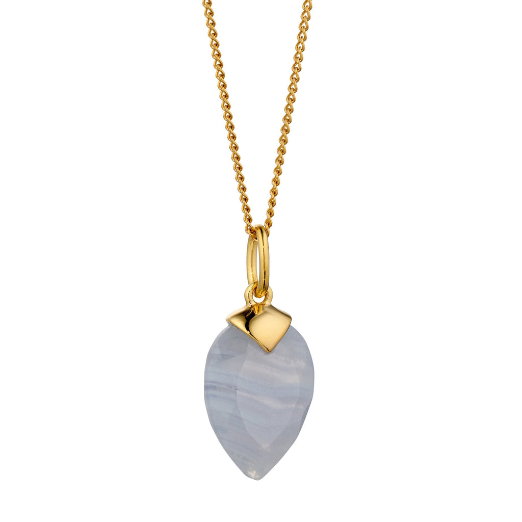 Beginnings Chalcedony Birthstone Pendant