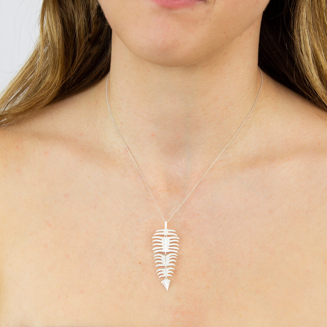 Beginnings Palm Leaf Pendant