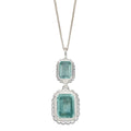 Beginnings Curve Surround Double Drop Pendant