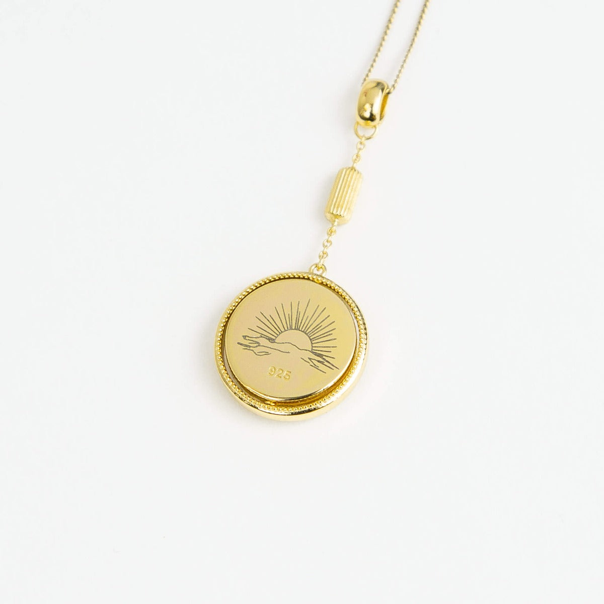 Beginnings Spinning Comfort Medallion Pendant