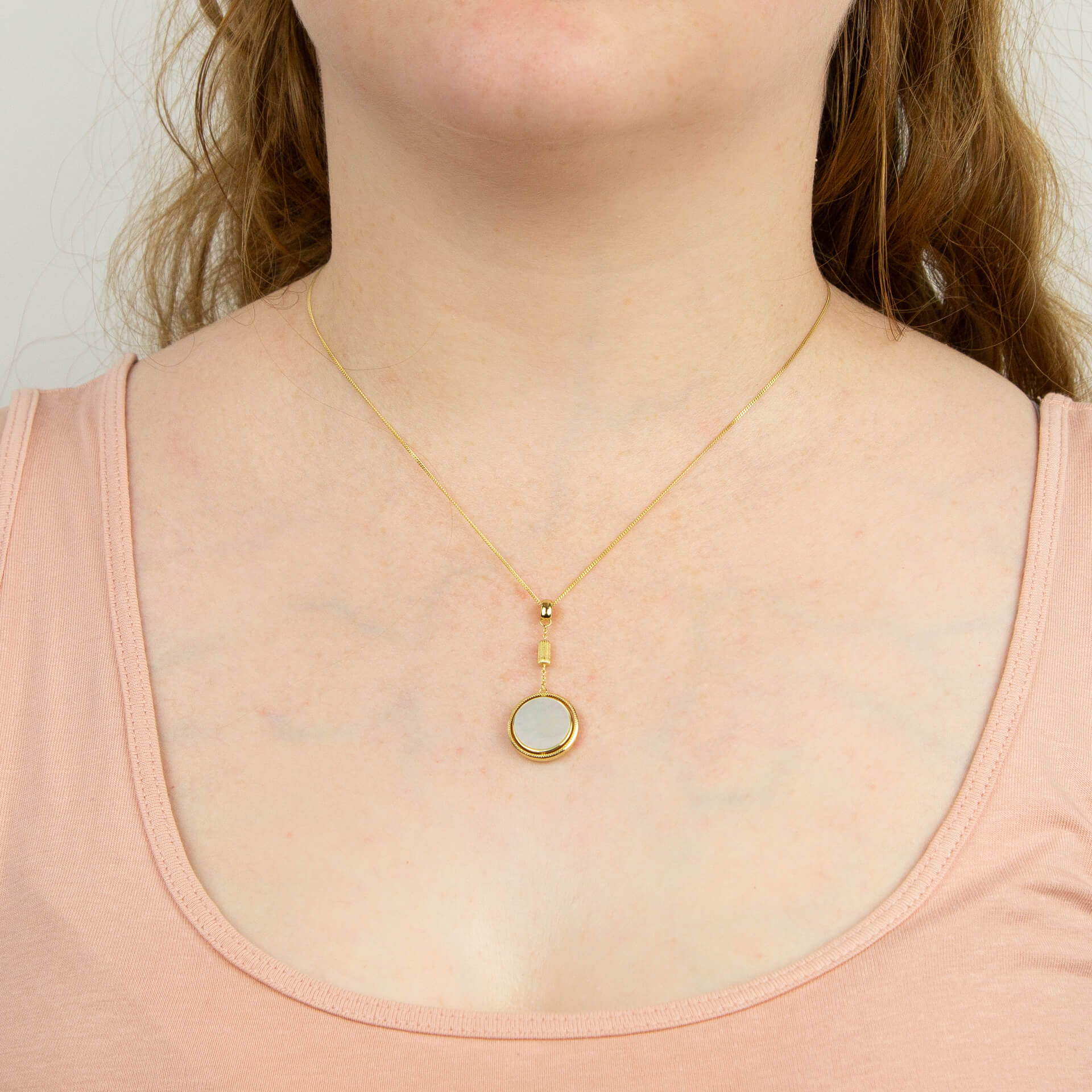 Beginnings Spinning Comfort Medallion Pendant