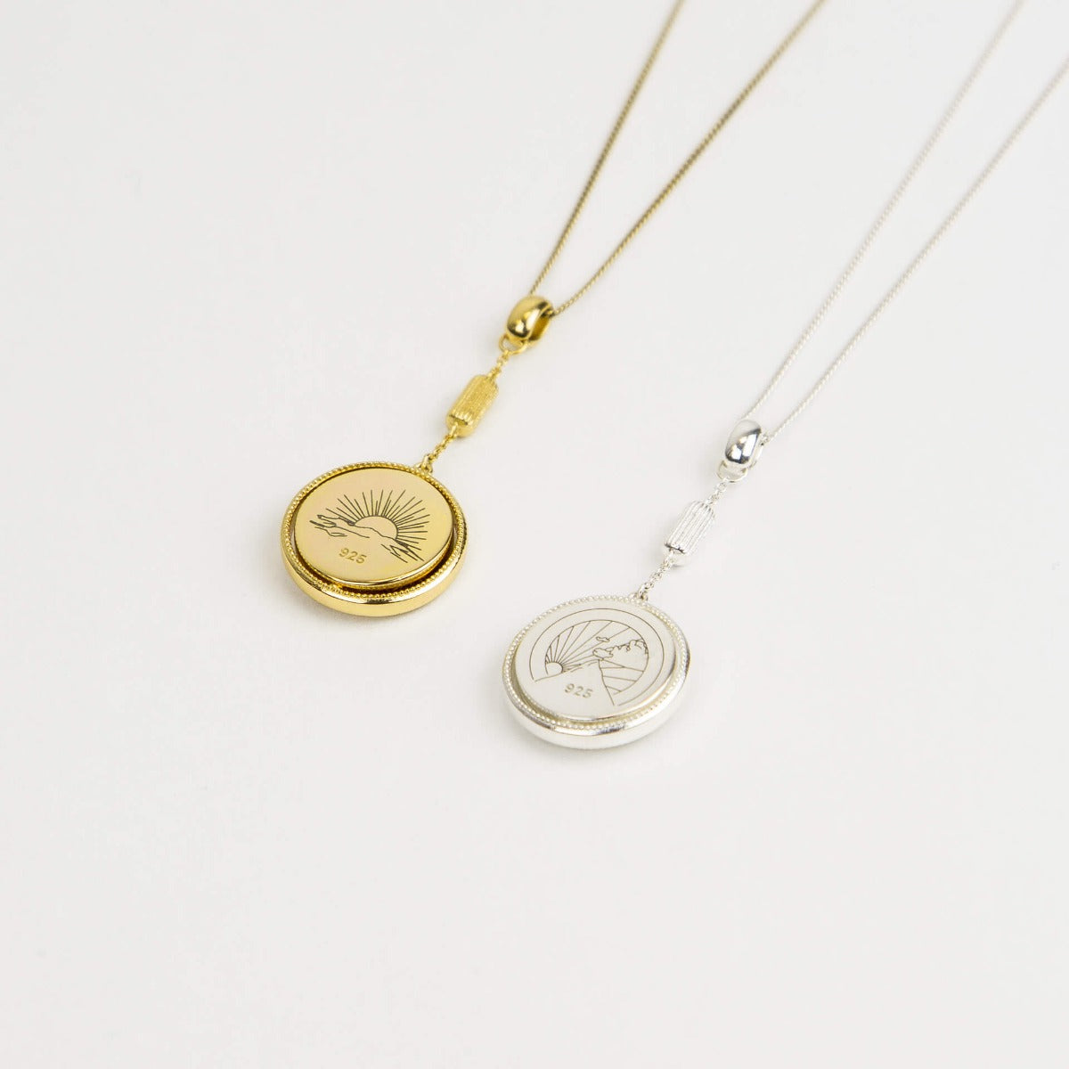 Beginnings Spinning Comfort Medallion Pendant
