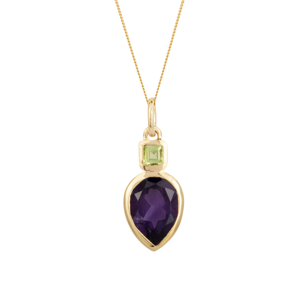 Beginnings Iris Petal Drop Pendant