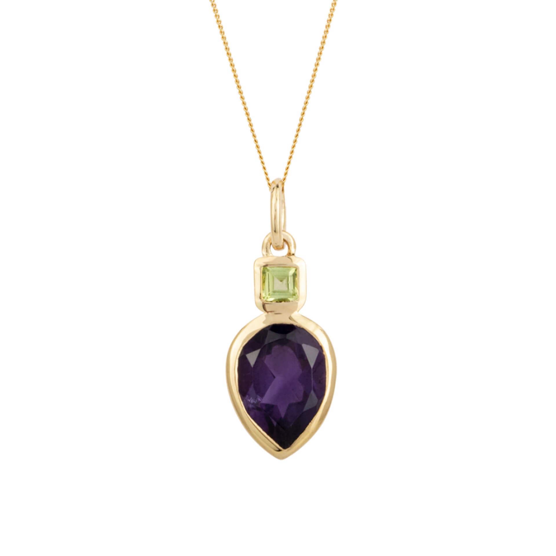 Beginnings Iris Petal Drop Pendant