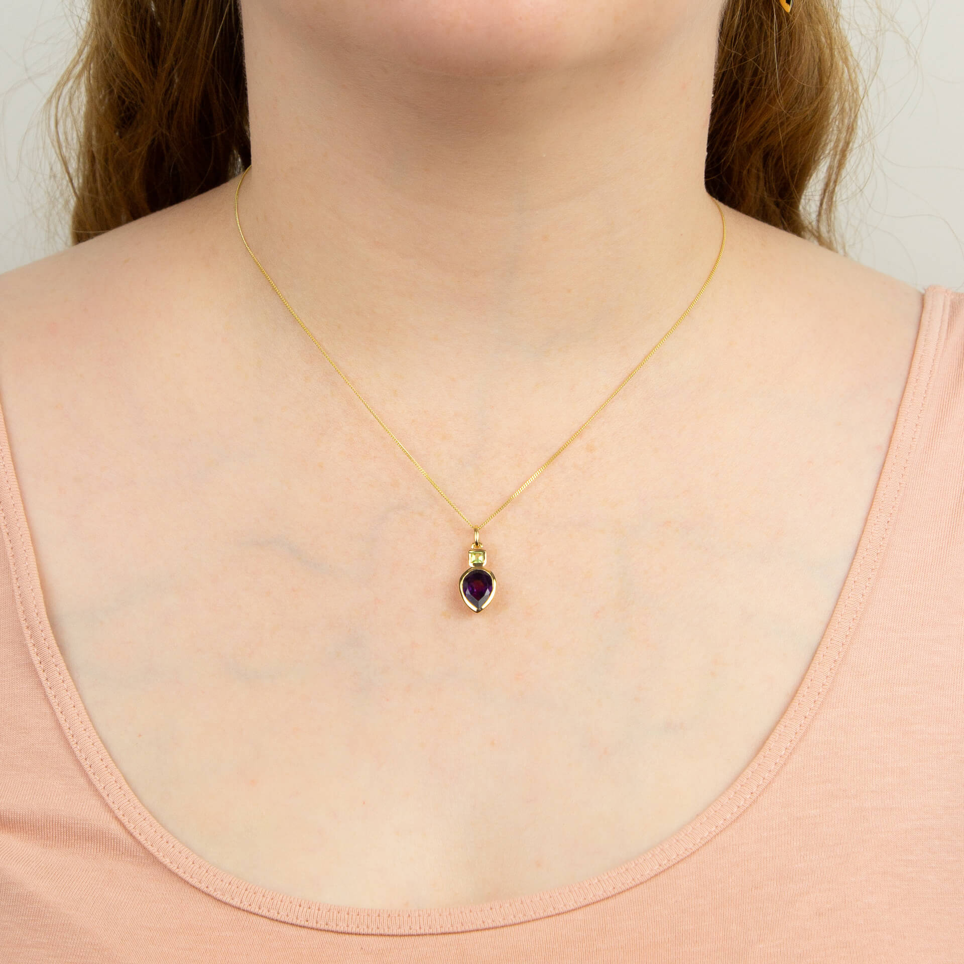 Beginnings Iris Petal Drop Pendant