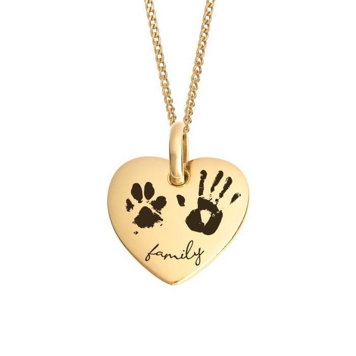 Beginnings Heart Tag Pendant