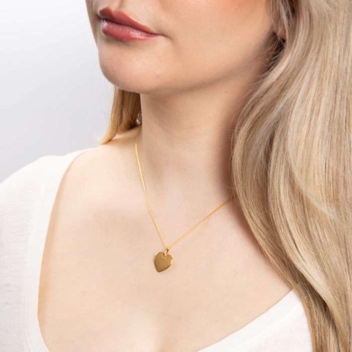 Beginnings Heart Tag Pendant
