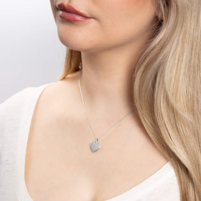 Beginnings Heart Tag Pendant