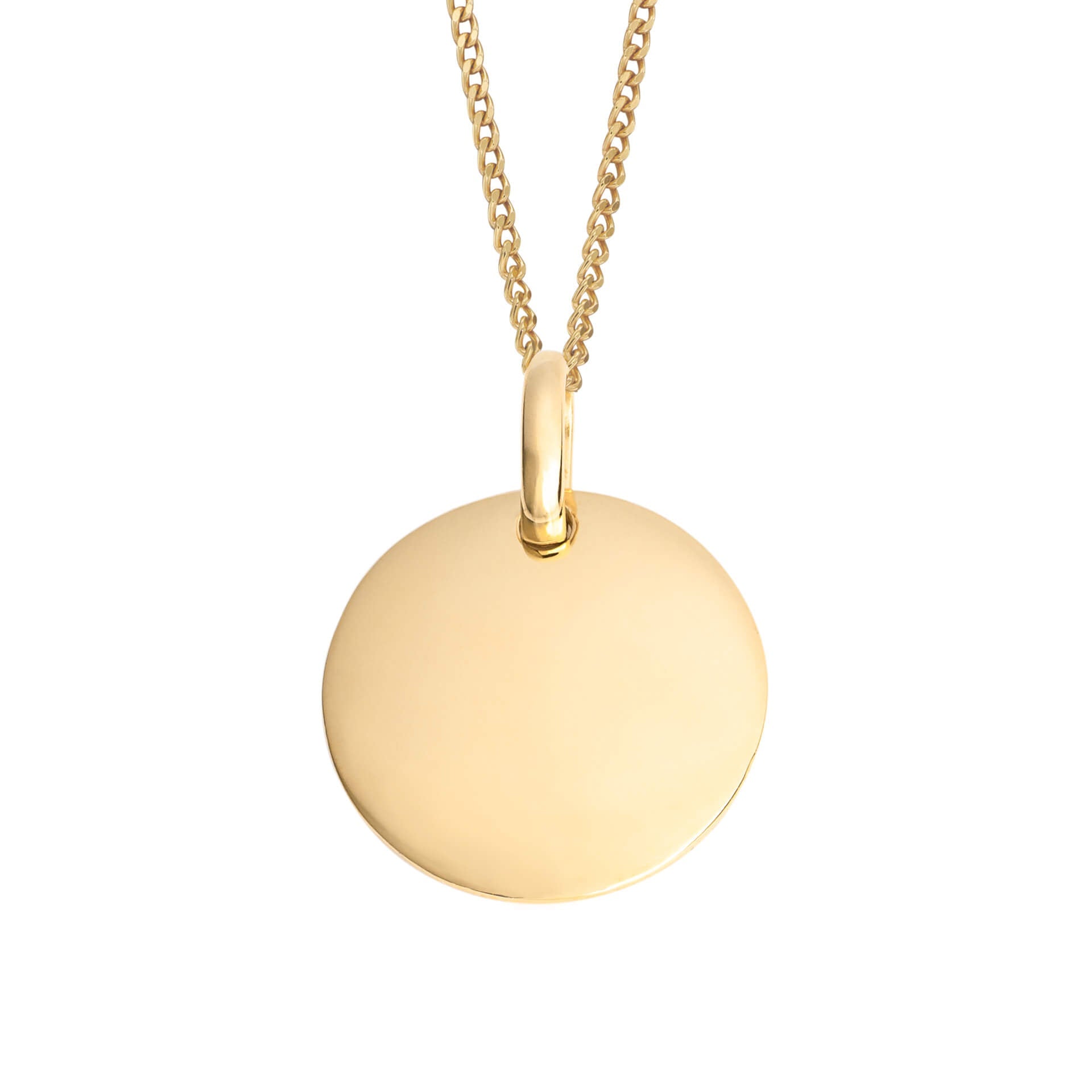Beginnings 15mm Round Tag Pendant