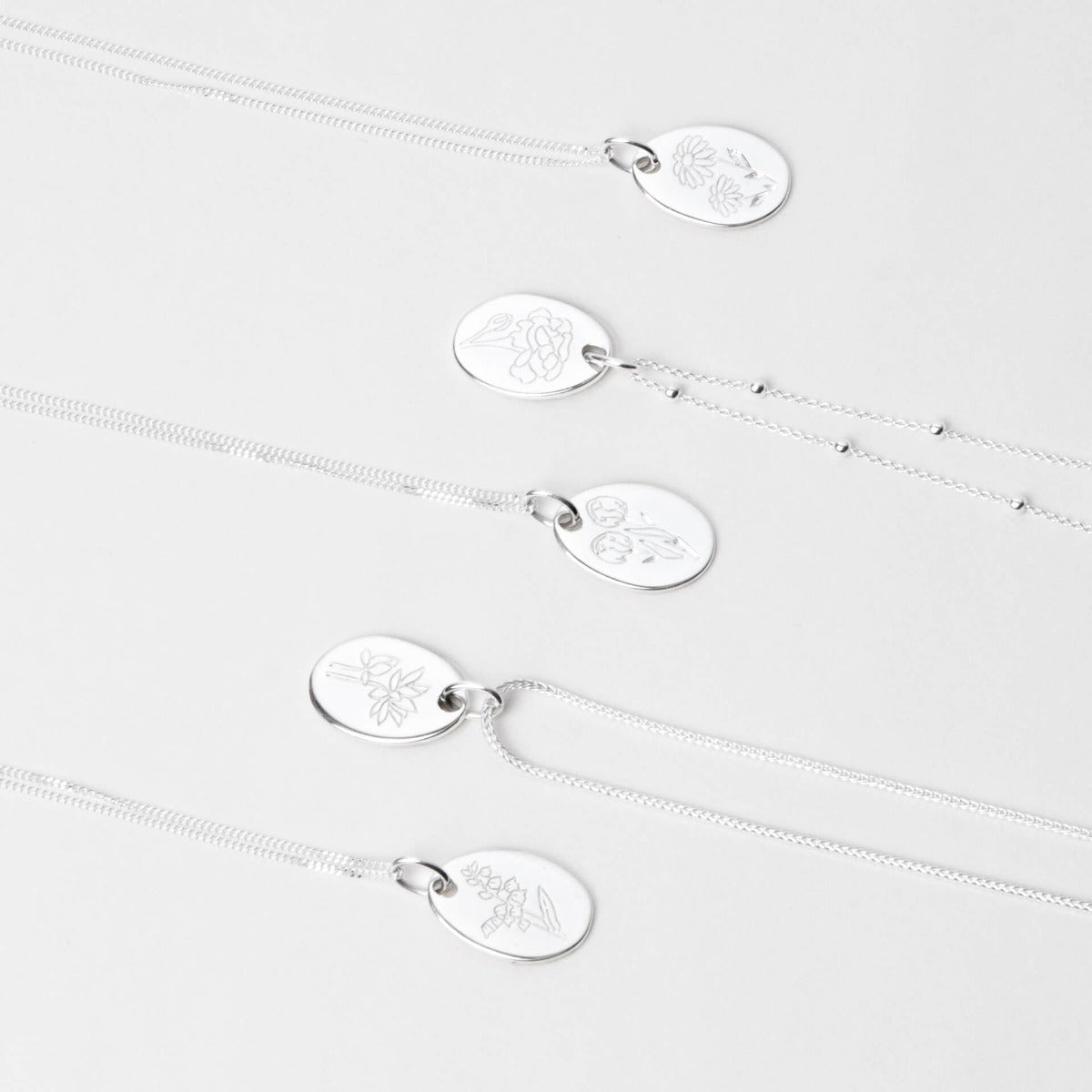 Beginnings Birth Bloom Pendants