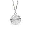 Beginnings Diamond Cut Disc Pendant