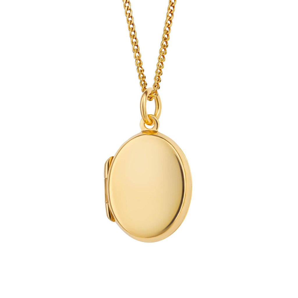 Beginnings Small Oval Locket Pendant