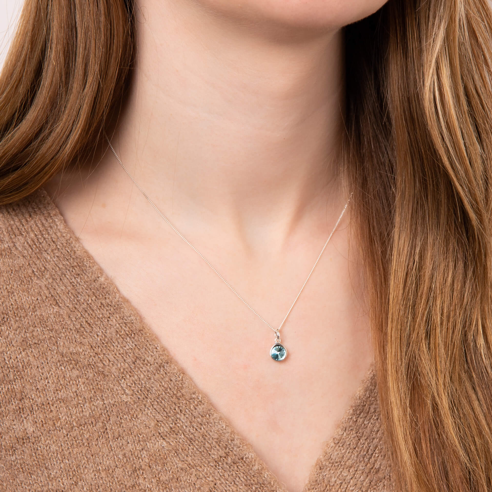 Beginnings Crystal Teardrop Pendant