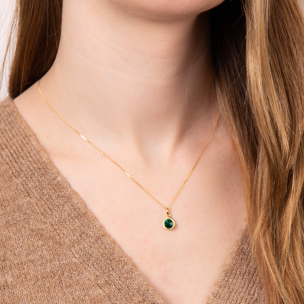 Beginnings Crystal Teardrop Pendant