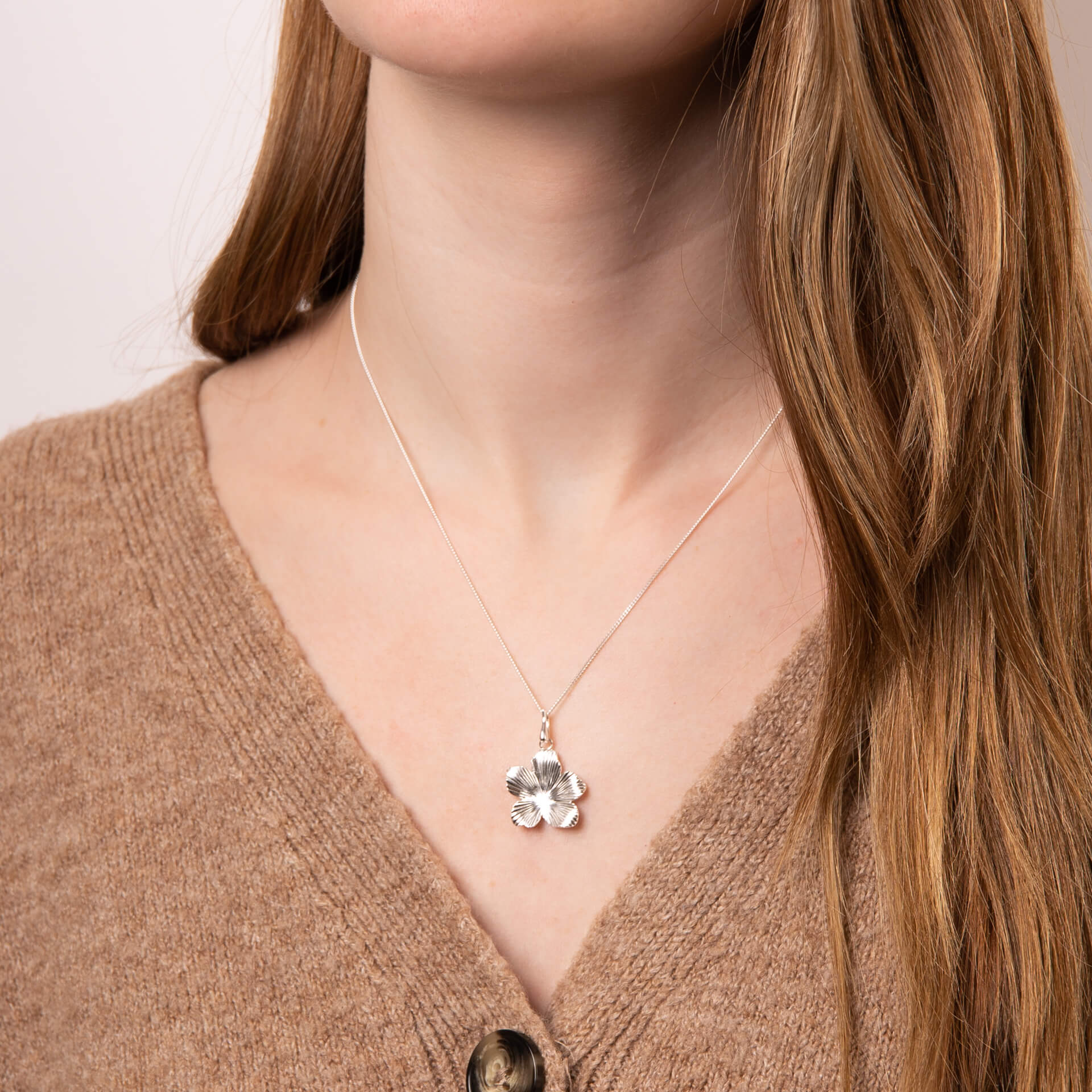 Beginnings 3D Floral Pendant
