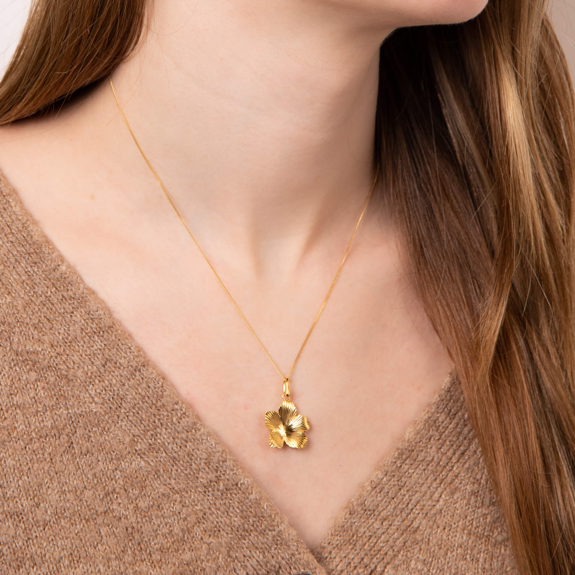 Beginnings 3D Floral Pendant