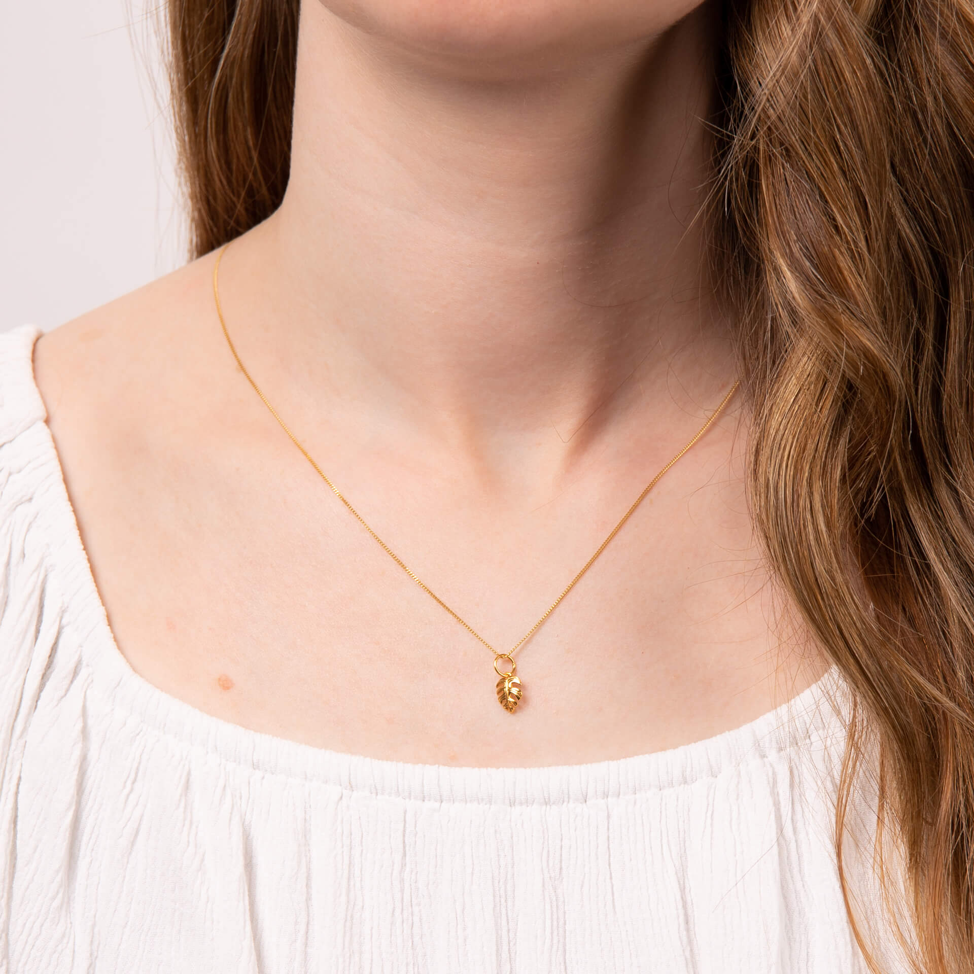 Beginnings Palm Leaf Pendant Charm