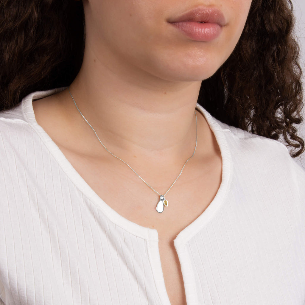 Beginnings Semi-Precious Birthstone Necklace