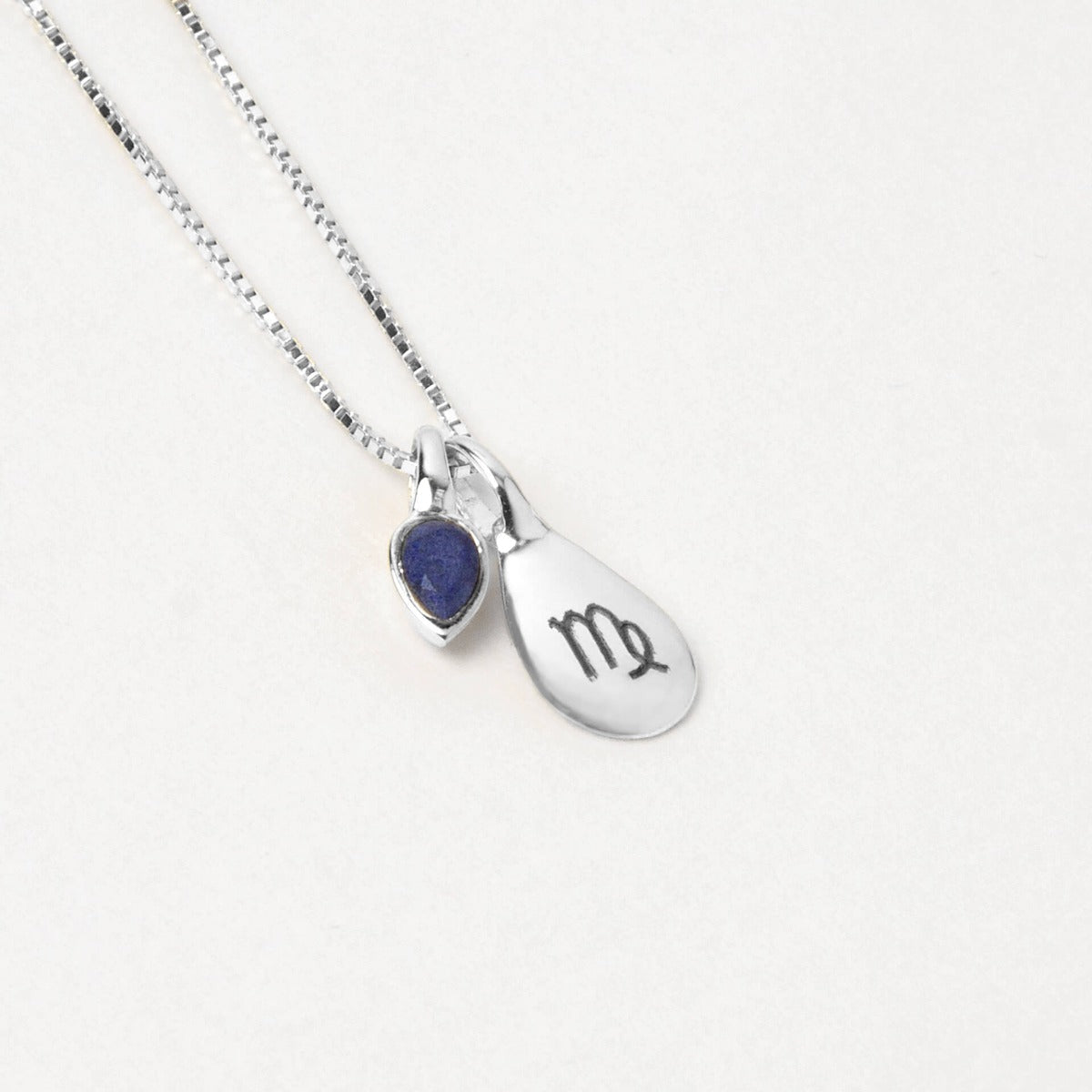 Beginnings Droplet Shaped Engravable Tag Pendant