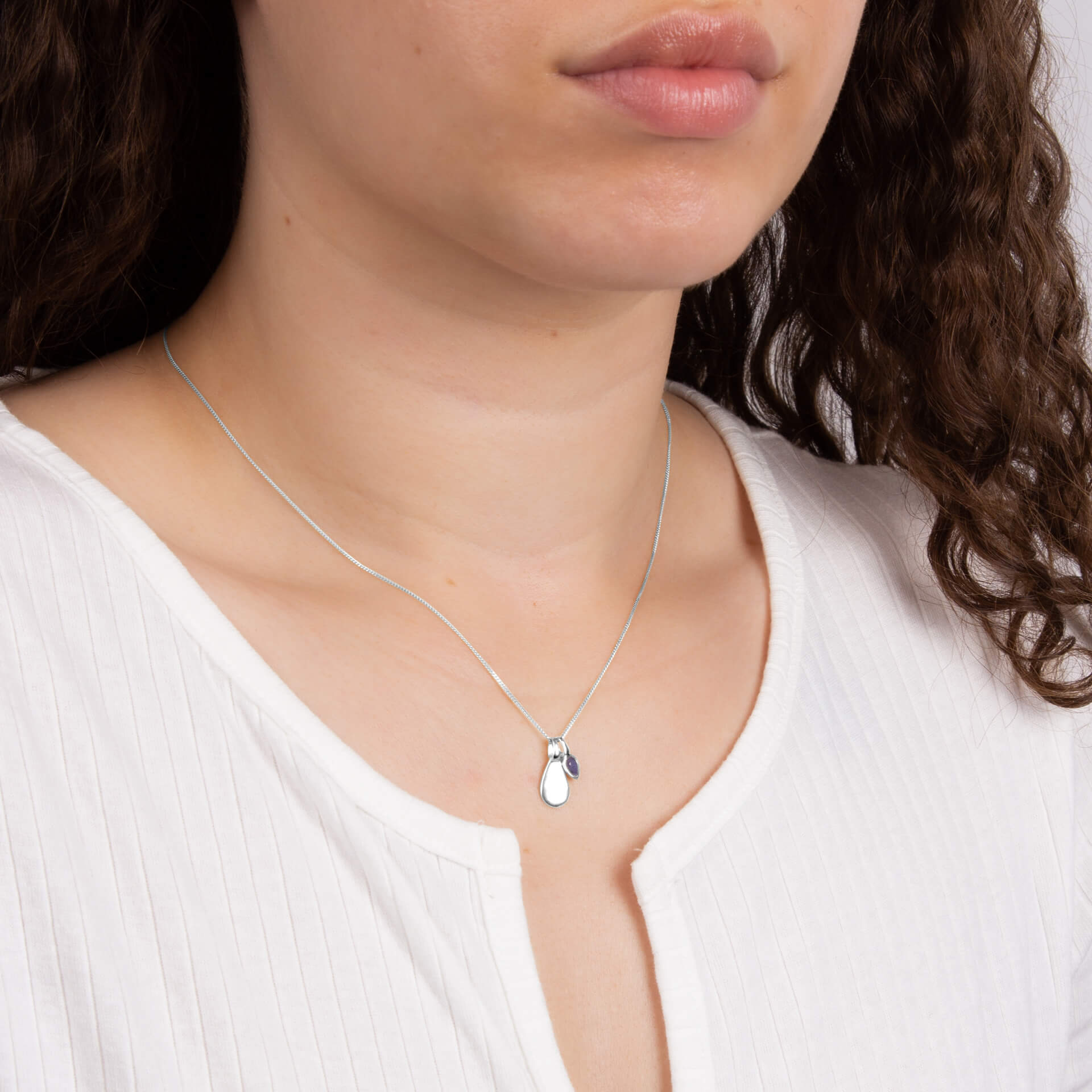 Beginnings Semi-Precious Birthstone Necklace